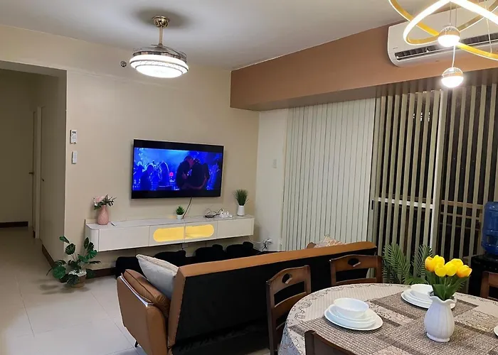 86 Sqm, 3br Condo, Free Prking, Wifi, Ntflx 公寓 *